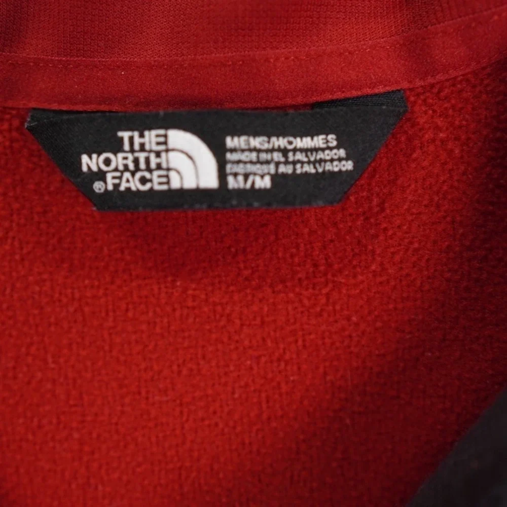 The North Face Canyonlands Jacket Mens Medium Poinciana Orange Half Zip Pullover